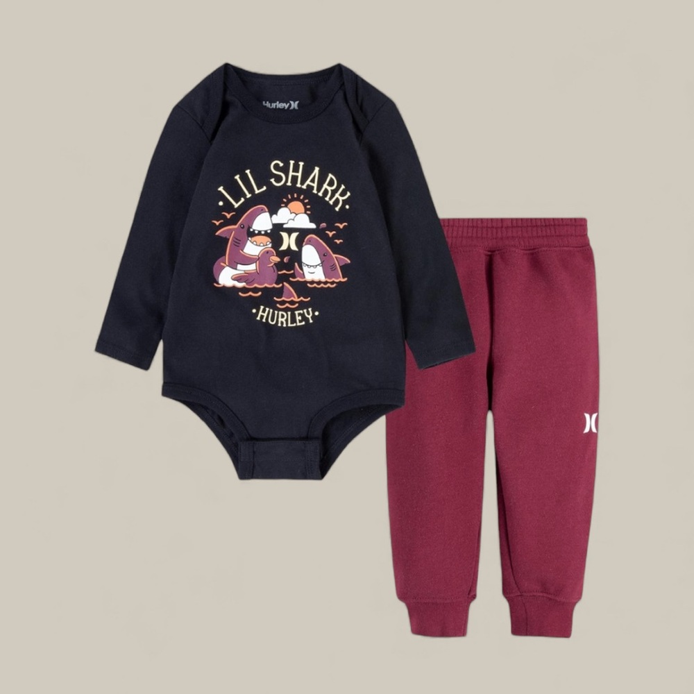 NWT Hurley Baby Outfit